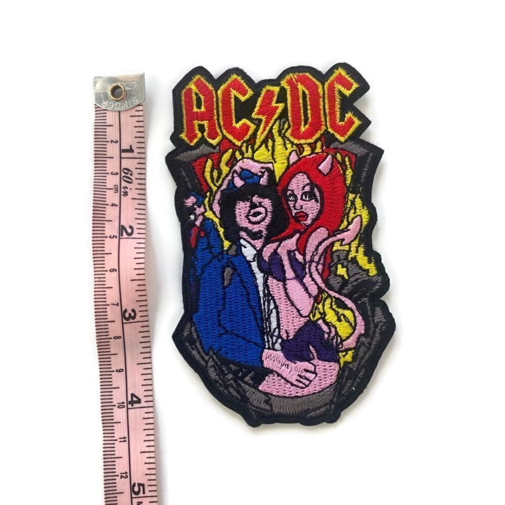 AC/DC Devilish Couple Embroidered Patch - Picture 4 of 5